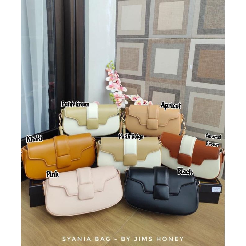 Tas Wanita Syania Bag Jimshoney Syania Jimshoney Original Elegan Mewah Pesta