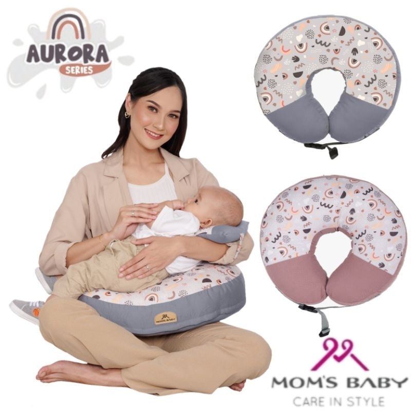 Moms Baby Bantal Menyusui Aurora Series