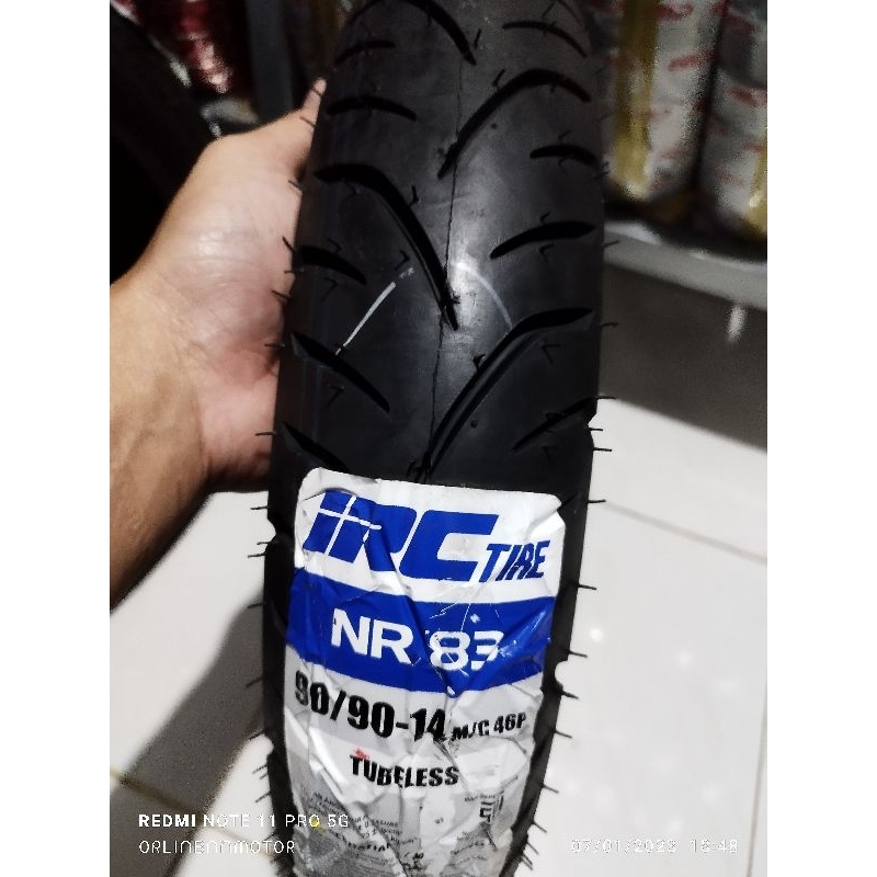 Ban IRC NR83 90/90-14 Tubles/Ban Belakang Beat Street/Ban Luar Belakang Vario125
