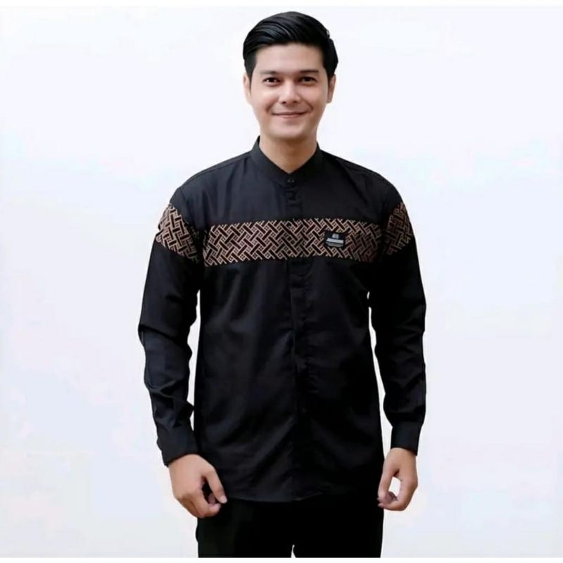 baju koko pria dewasa lengan panjang kobata kualitas premium