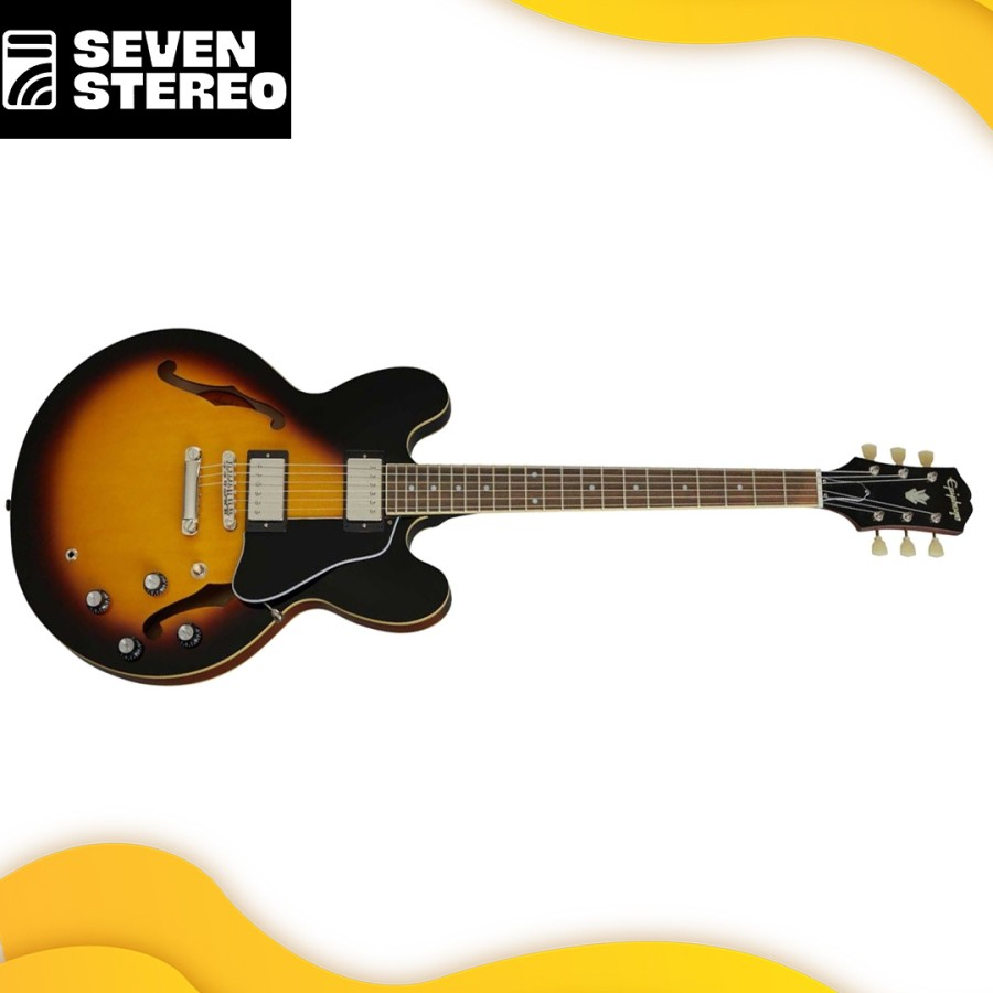 Epiphone ES335 ES-335 Vintage Sunburst Semi Hollow Vintage Sunburst