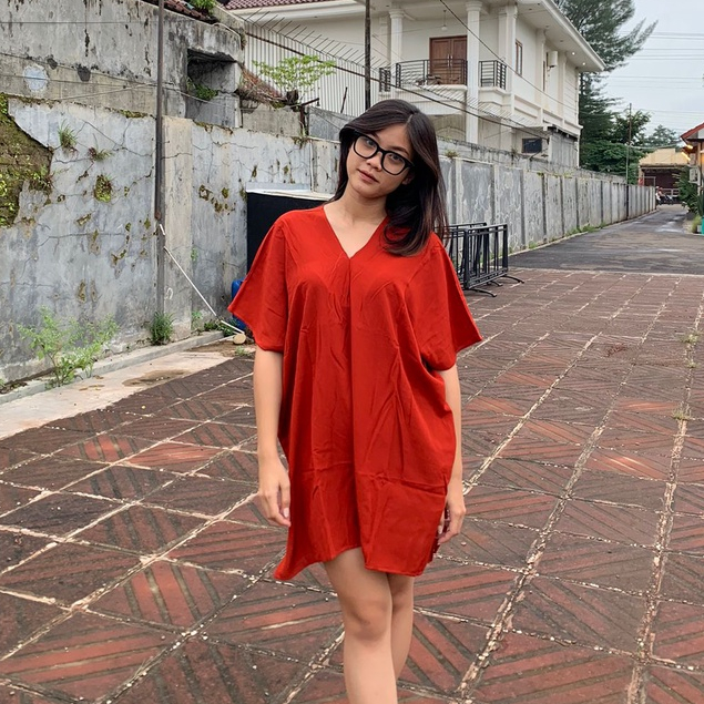 LONG SQUARE NAGITA ATASAN BLOUSE WANITA TOP RAYON
