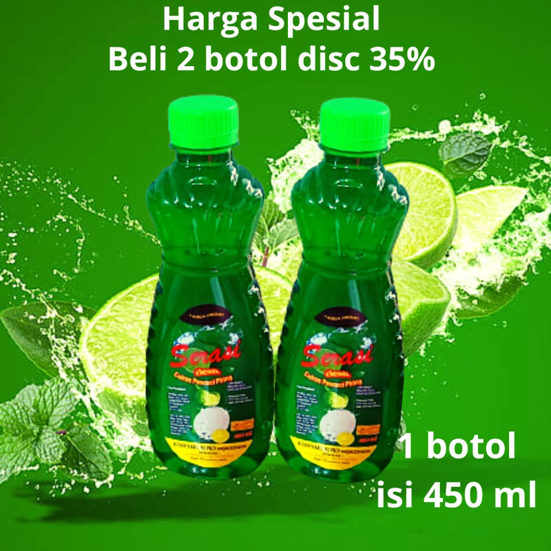 Serasi Sabun Cuci Piring Aroma Lemon 100% original