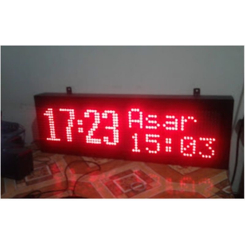 Jual Jam Digital Sholat 3 Panel Shopee Indonesia