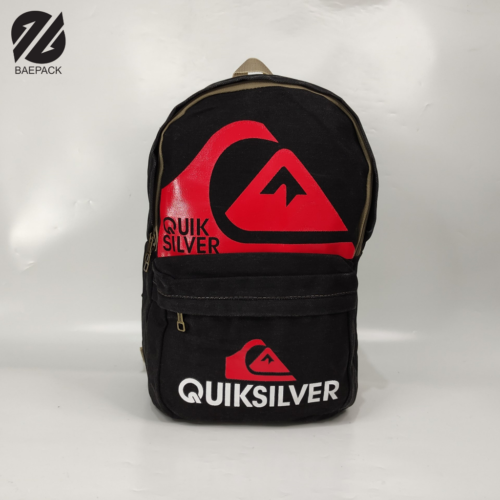 Tas Ransel Pria Dewasa Premium Quik SIlver Original Baepack / Tas Backpack Cowok / Tas Punggung / Tas Sekolah / Tas Kanvasa