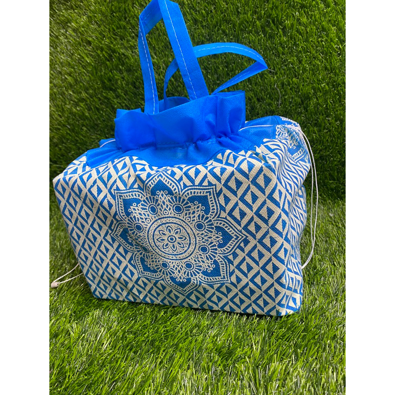 HARGA LUSIN ISI 12 BIJI- TAS HAJATAN SERUT BATIK TENGAH SIZE 22x22•WARNA NO REQUEST