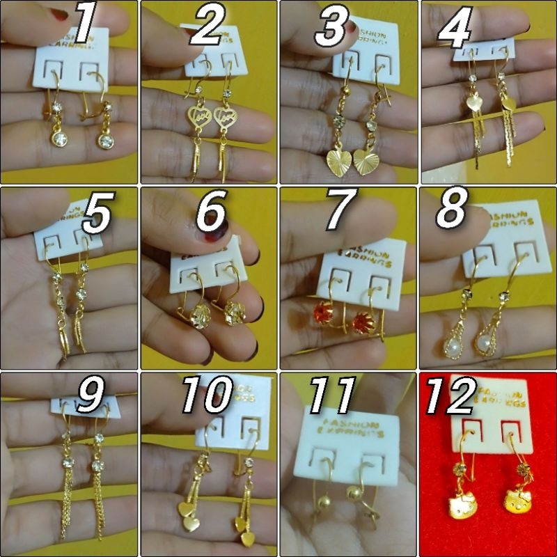 anting murah logam sepuhan