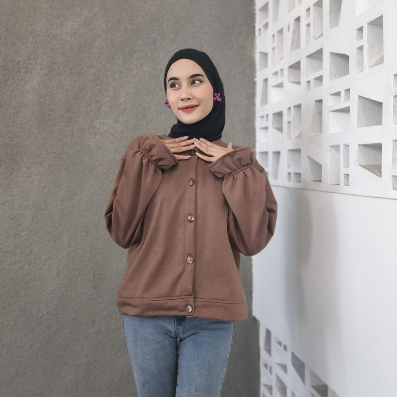 Sweater wanita COCONUT BUTTON OUTHER