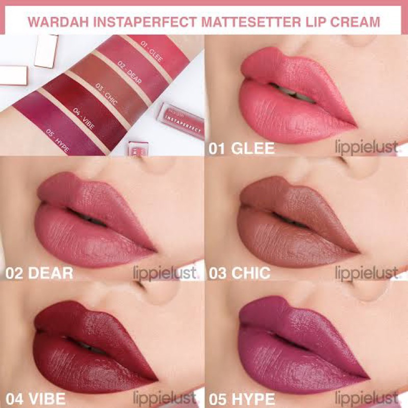 [NEW COLOR] Wardah Instaperfect MATTESETTER Lip Matte Paint (Rijek kemasan)