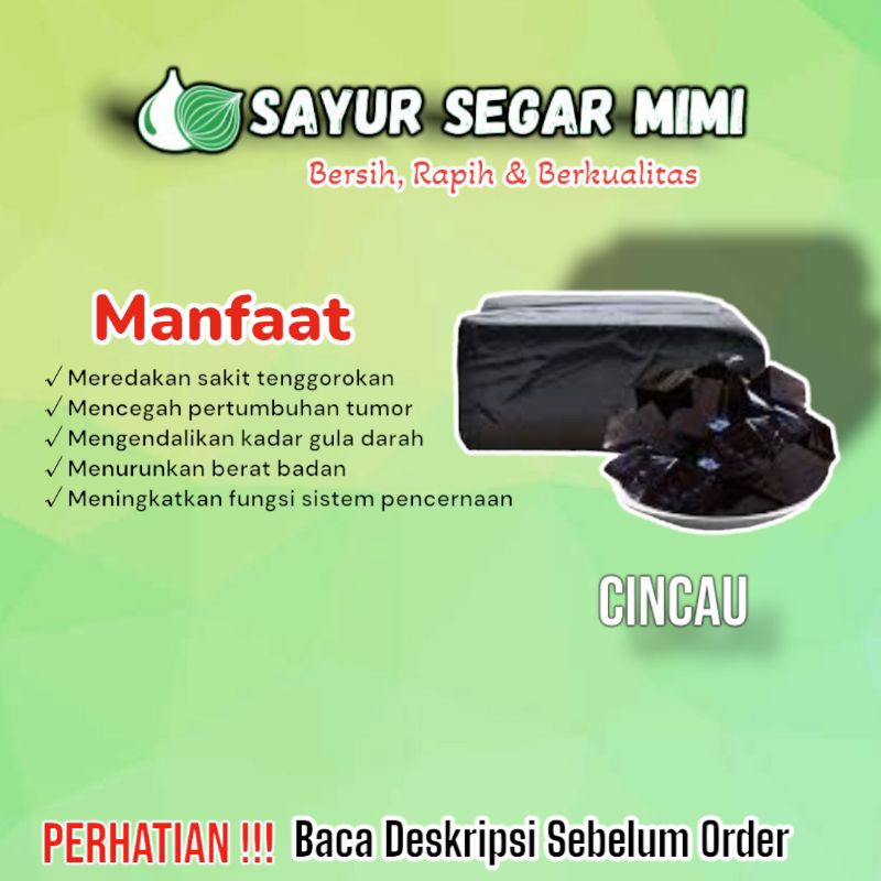 

Cincau /Potong - Sᴀʏᴜʀ Sᴇɢᴀʀ ♏ɪᴍɪ
