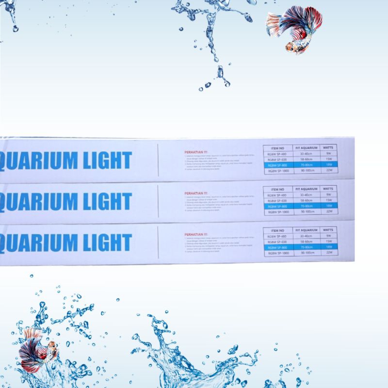 LAMPU AQUARIUM AQUASCAPE LED YUKARI RGBW SP 800