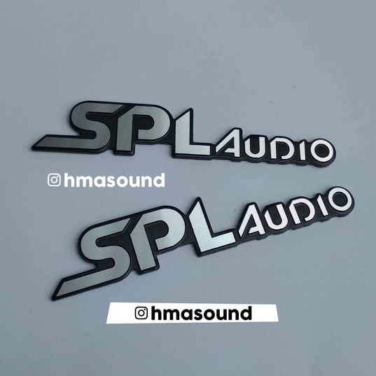 Emblem Logo Merk SPL Audio Kecil