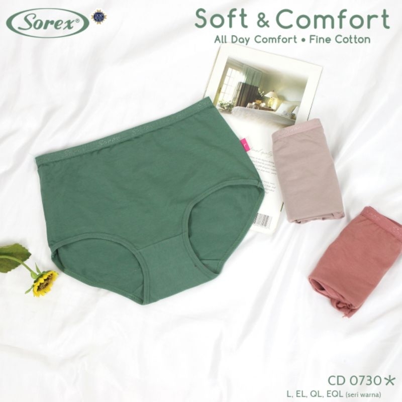 Celana Dalam Wanita Sorex 0730 Soft &amp; comfort ( L/ XL /XXL /XXXL )