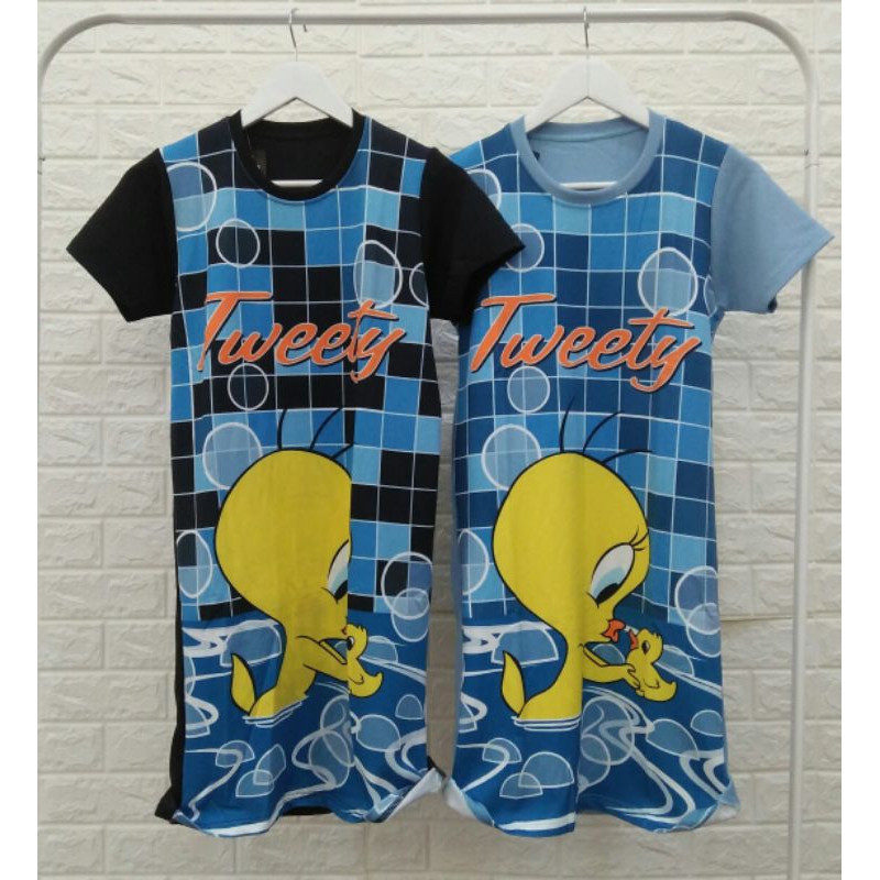 dress XL scuba lucu tweety