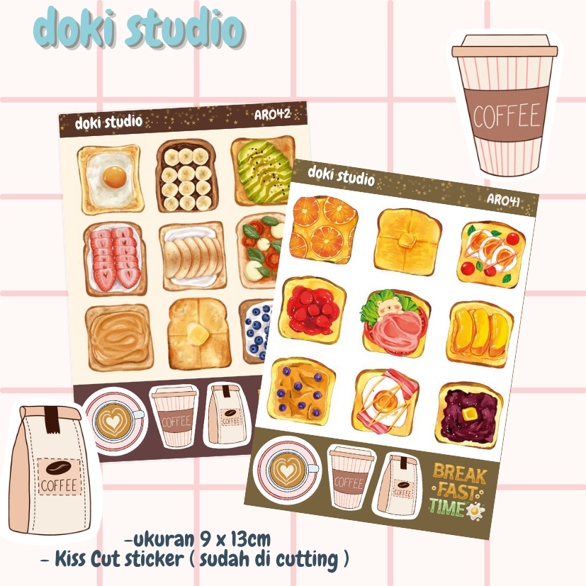 

[DOKI] Stiker Dekorasi Lucu / Sticker Journal / Stiker Aesthetic Memo Sticky Notes Journal Scrapbook Planner