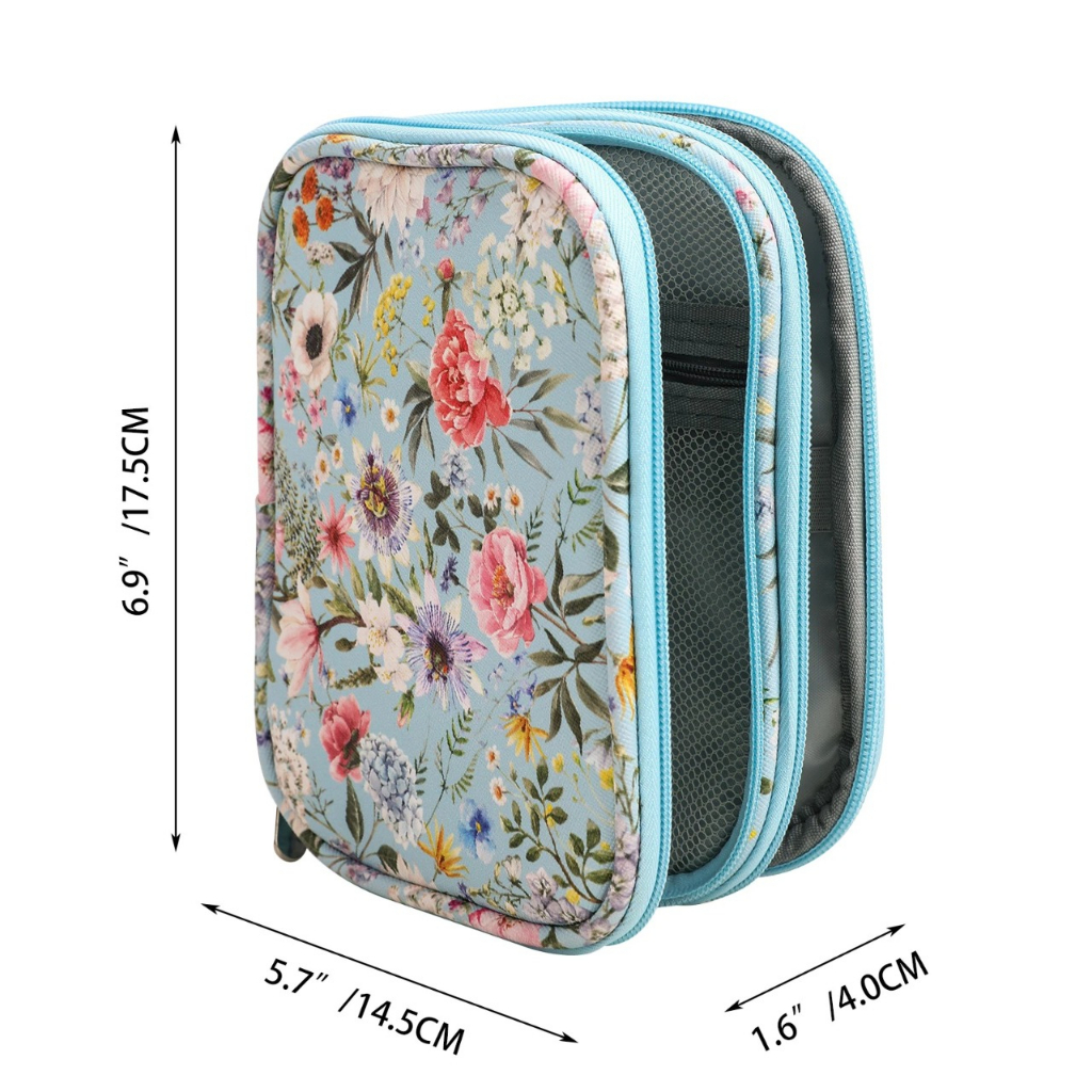 AnekaBenang - Hakpen + Dompet Motif / Double Case / Aksesoris Organizer