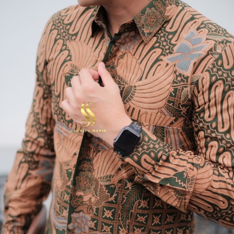 ADEBA X SASMITO BATIK HIJAU PASTEL