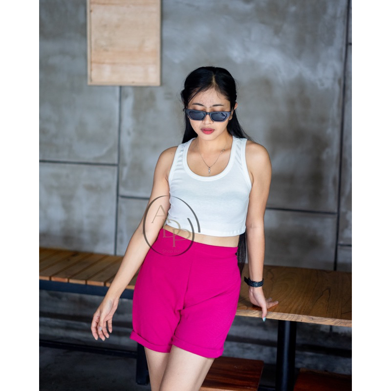 Tanktop Crop Rib