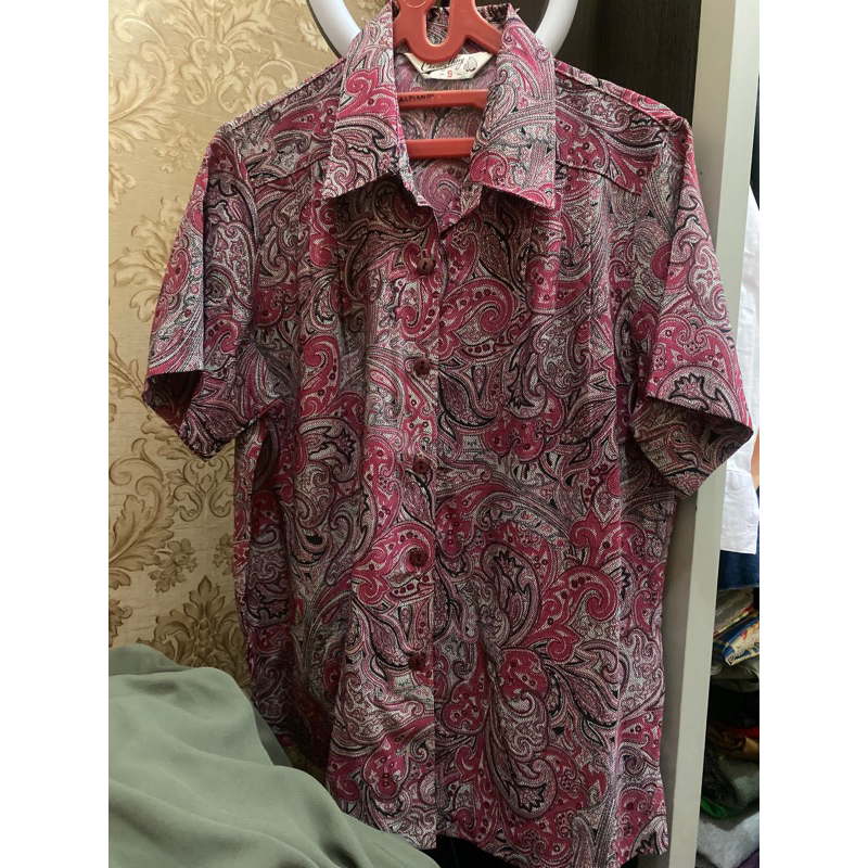 kemeja preloved batik