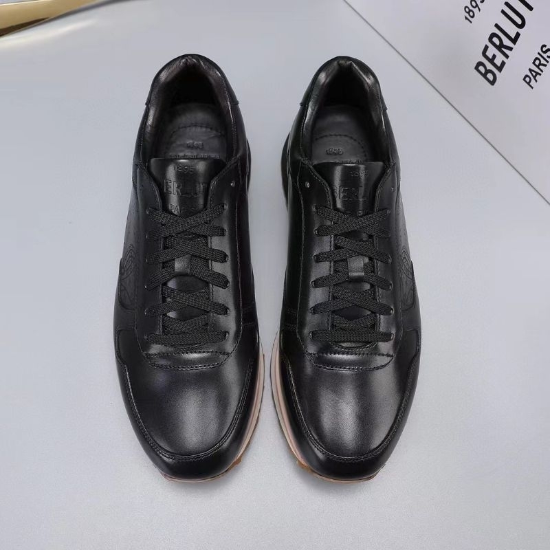 sepatu berluti cowok sneaker pria hitam men shoes run away mirror vip p1shoes new 2023