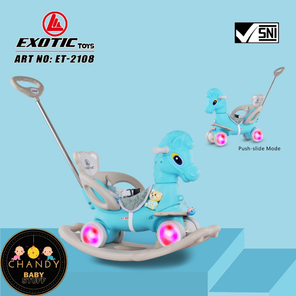 Mainan Anak Kuda - Kudaan Dino 3 In 1Exotic ET 2110, ET 2108, MOLION M1006