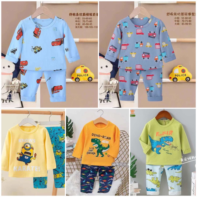 Piyama Anak Impor Lengan Panjang Ku bao Boy 10