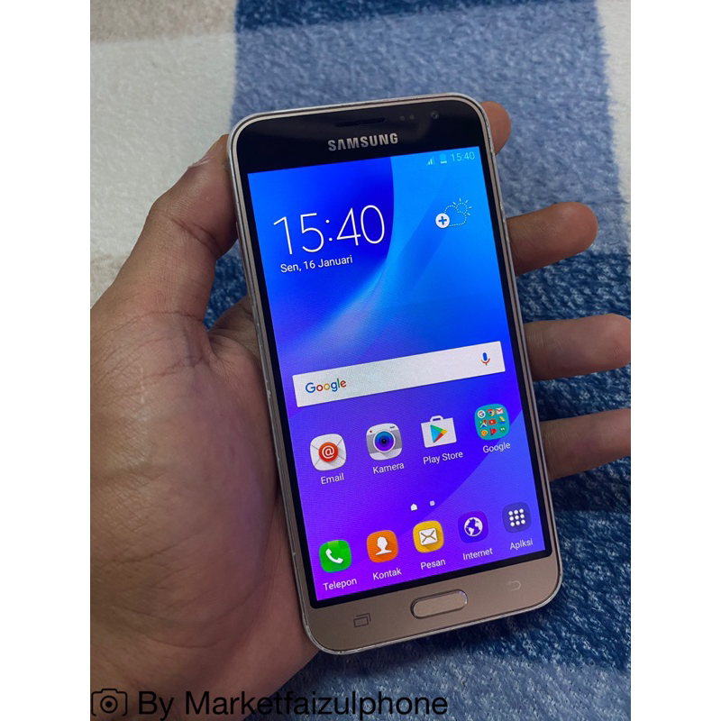 SAMSUNG GALAXY J3 2016 4G LTE SUPER AMOLED HANDPHONE ANDROID SECOND MURAH
