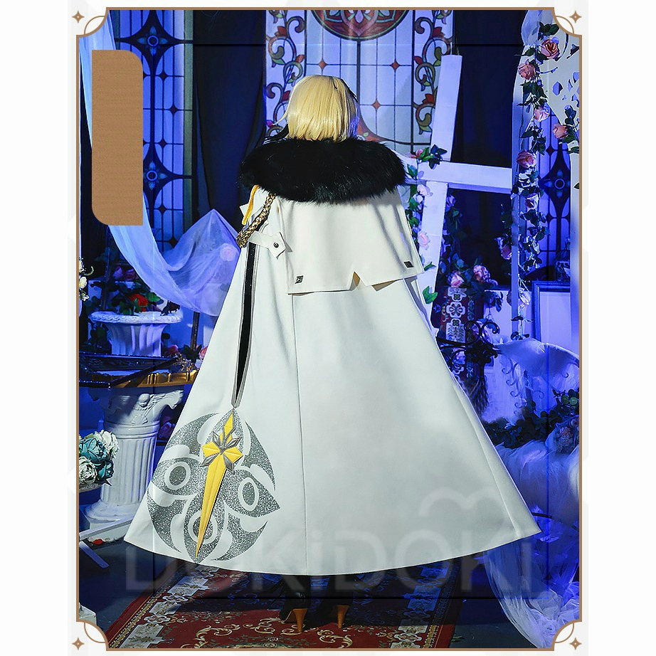 PRE-SALE Game Genshin Impact Fatui Traveler Lumine Doujin Cosplay Costume Lumine Cosplay Costume