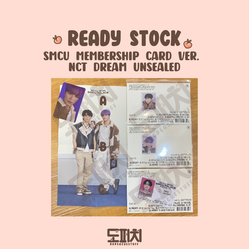 READY - NCT127 & NCT Dream Winter SMTOWN SMCU Palace Membership Card