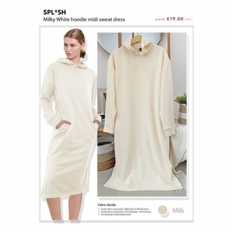 PL Splash Hooded Midi Dress