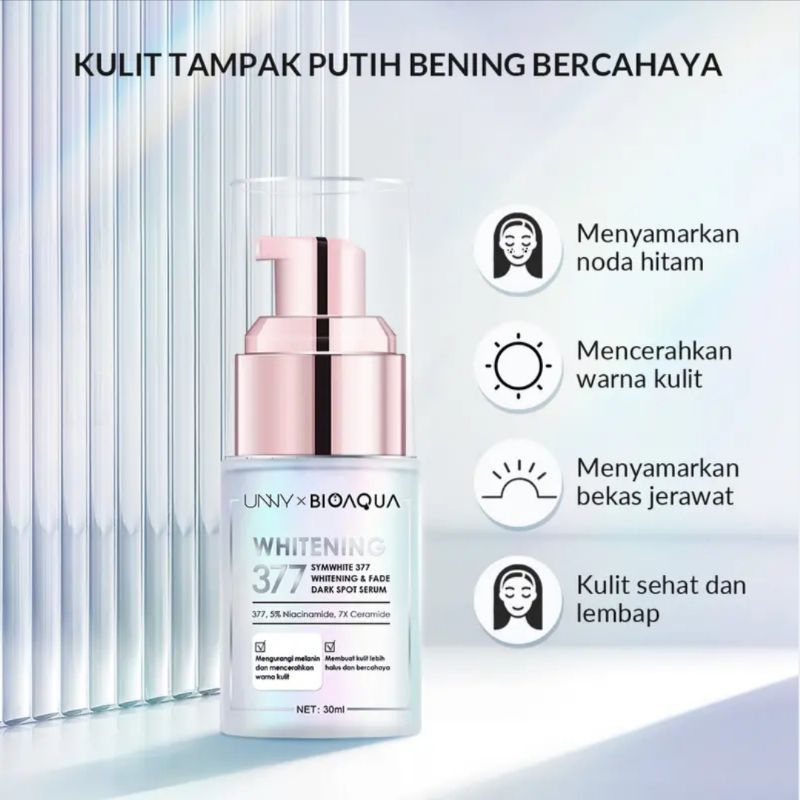 Bioaqua SymWhite 377 Whitening &amp; Dark Spot Corrector / Serum / Facial Wash / Toner