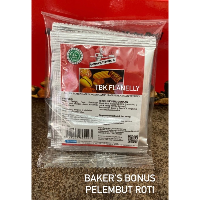 

Baker’s bonus pelembut roti (4’s x 10gr)