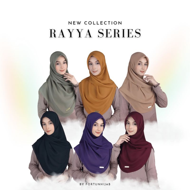 Jual Rayya Series By Fortunhijab Hijab Segiempat Oval Hijab Malaysia Bawal Hijab Segiempat