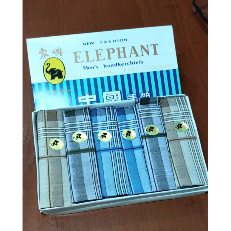 Saputangan Pria " Elephant " - Saputangan Gajah