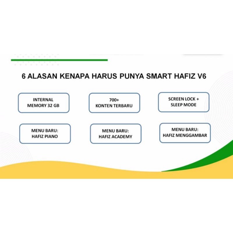 Smart Hafiz Versi 6 New Al-Qolam Touchscreen Original, USB hafiz Hafizah, Tas Ori, Cute Camera Garansi V 4 /V 1 Promo