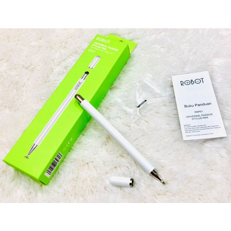 Robot RSP01 2in1 Universal Capacitiv Stylus Pen untuk Android ipad tab