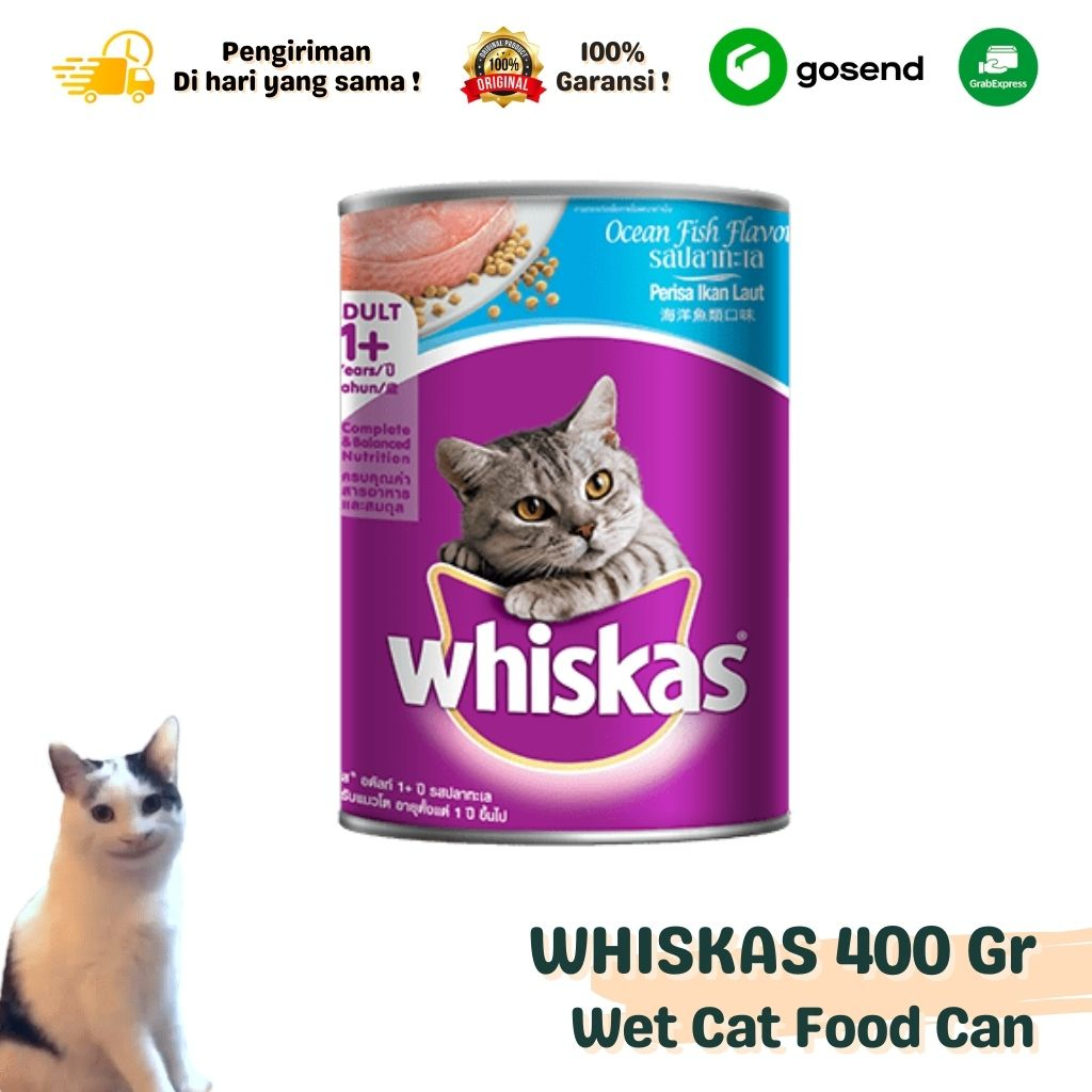 WHISKAS KALENG 400GR WET FOOD