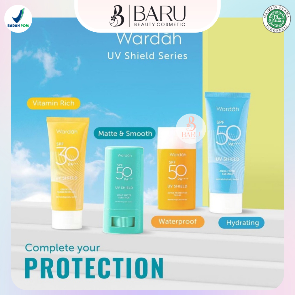 Wardah Sunscreen Series | Sunscreen Wajah | Perawatan Wajah | Pelindung Wajah | UV Protection | Sunb