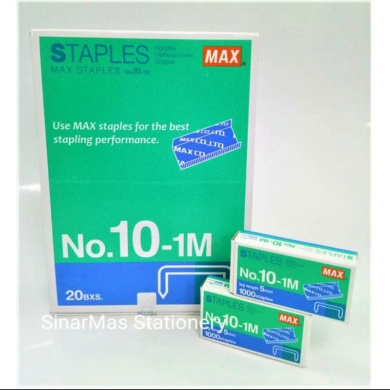 

Isi Staples Max No 10 - 1M - Isi Staples No 10 - 1M