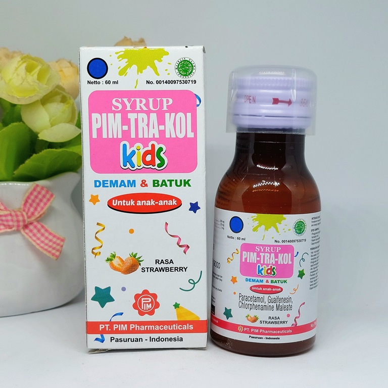 PIM-TRA-KOL KIDS (Obat Demam & Batuk Anak)