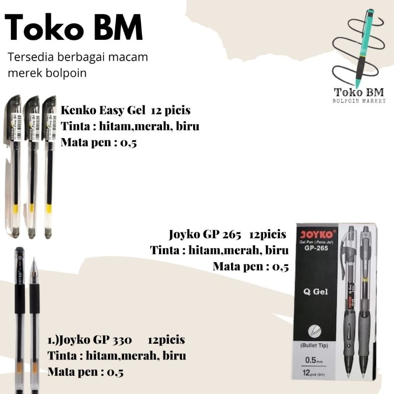 

bolpoin 1pak(12 picis)