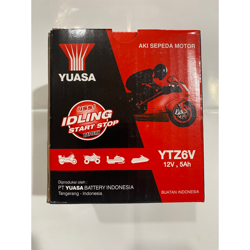 Aki motor merk yuasa buat vario 125 / 150