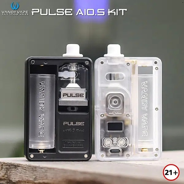 PULSE AIO.5 KIT MOD PLUS RBA VANDY VAPE AIO AUTHENTIC By Vandy Vape