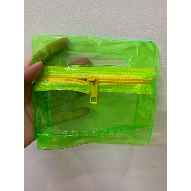 Somethinc jelly pouch hijau kuning NEW