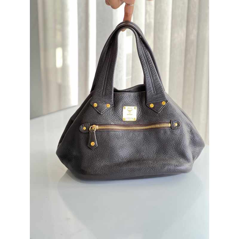 MCM Leather Small Bag Vintage Authentic