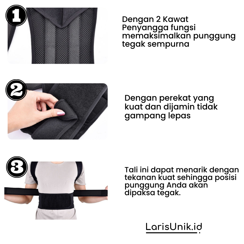 Sabuk Punggung Korset Kesehatan Alat Terapi Punggung Posture Pain Need Help Corrector Besar 2021