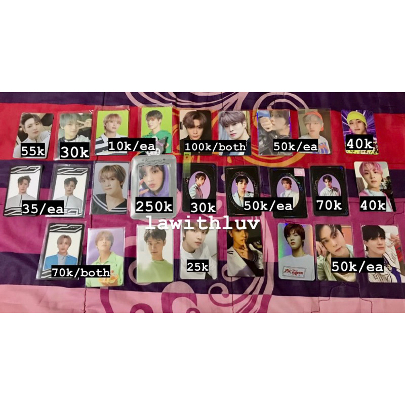 WTS PHOTOCARD NCT HAECHAN HOODIE UNGU