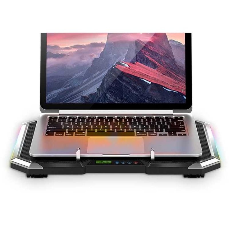 NUOXI MC Gaming Cooling Pad Laptop LED RGB Light 6 Fan - Q8