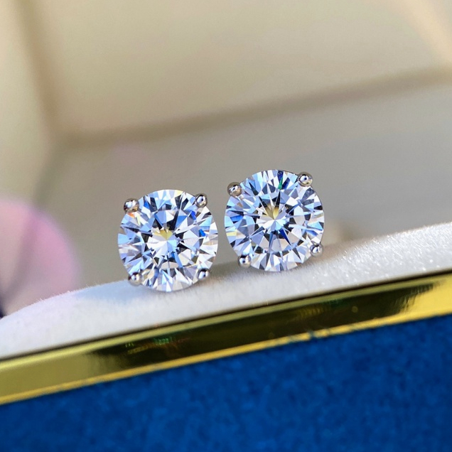 Adora Jewelry Aksesoris Wanita Perhiasan Berlian Eropa Asli Perhiasan Berlian Banjar Anting Pejantan