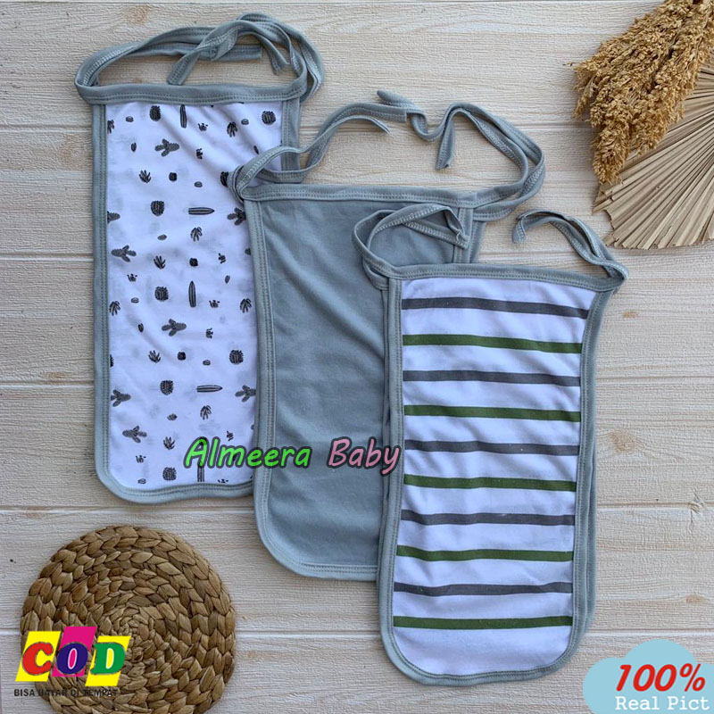 Isi 6 PCS Popok Bayi Baru Lahir Popok Tali Bayi Cuci Ulang Usia 0-3 Bulan Almeera Baby and Kids